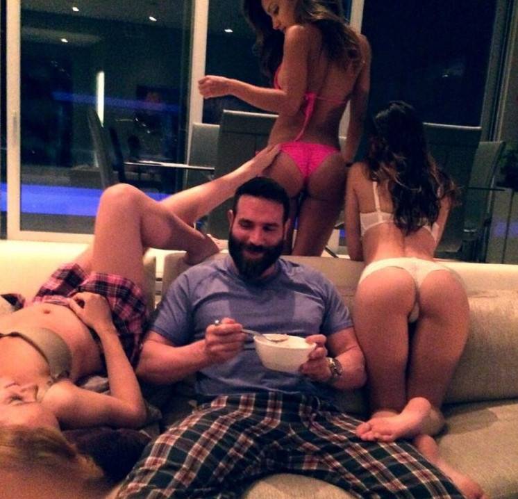 Dan Bilserian with naked girls