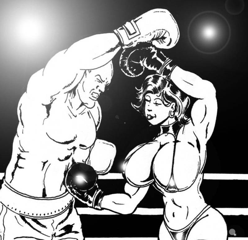Women's boxing art
